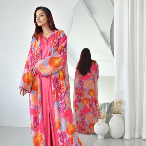ZAHRA Kimono Layered Two-Piece Kaftan